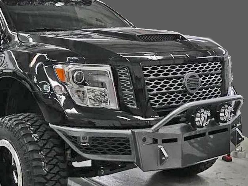 20162019 Nissan Titan XD Ram Air Hood RkSport